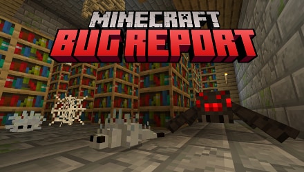 Rapportering af bugs i Minecraft