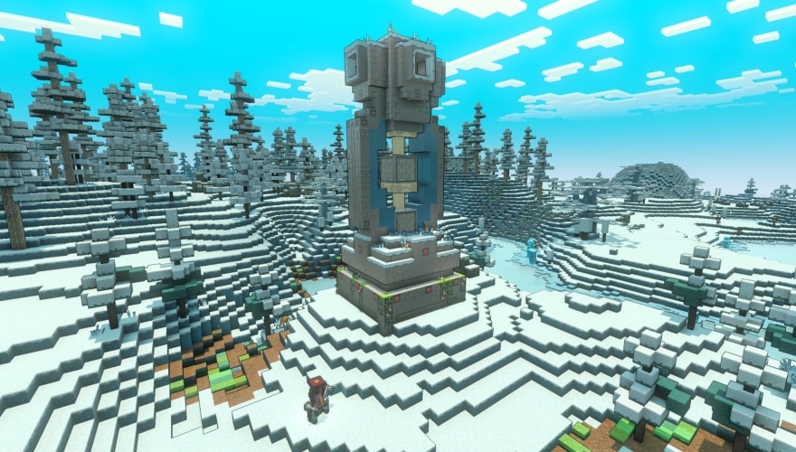 The image shows a hero character standing in front of a frost tower, one of the tips inside this article!