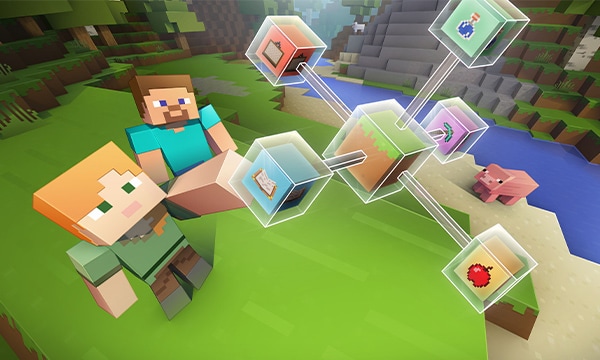 Zentrale Grafiken für Minecraft: Education Edition