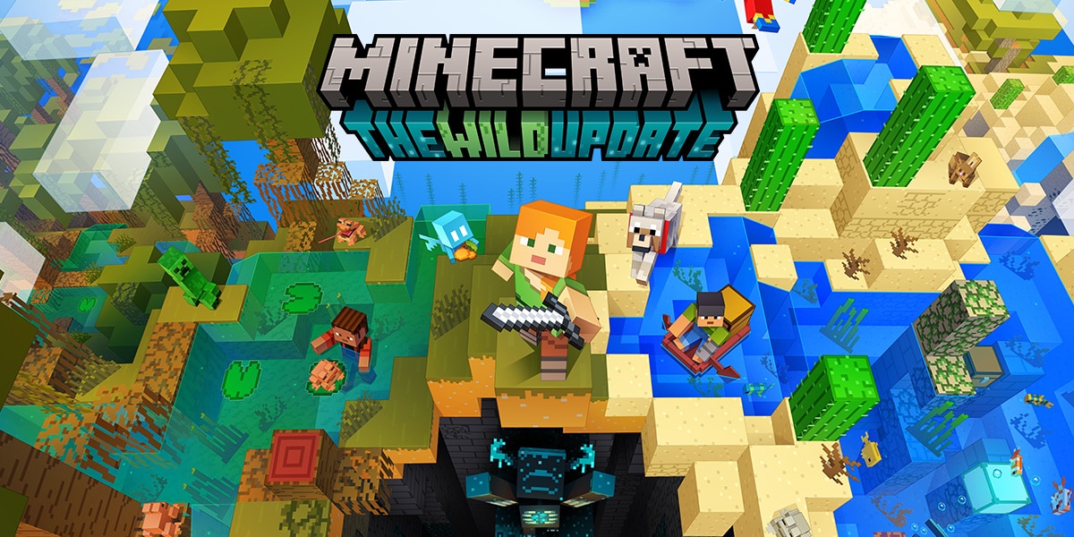 Постер обновления Wild Update для Minecraft