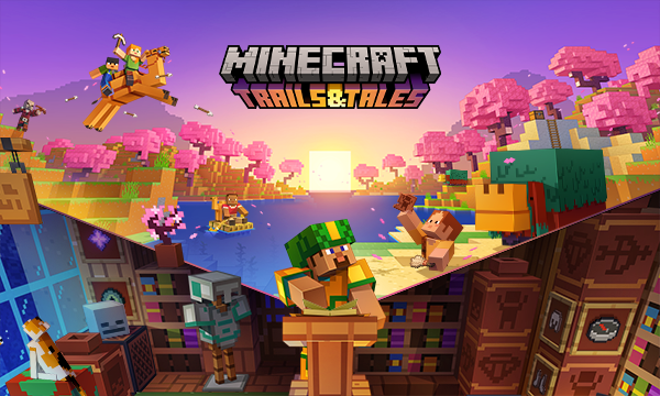 Постер Minecraft Trails &amp; Tales