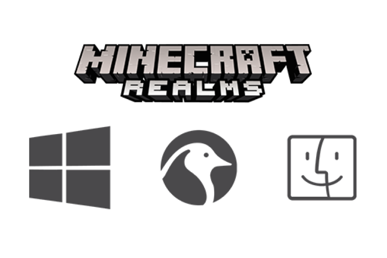 Realms: Java Edition stöds på Windows, Linux och Mac