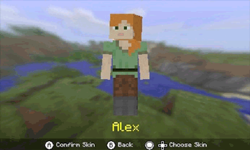 peau du personnage Alex