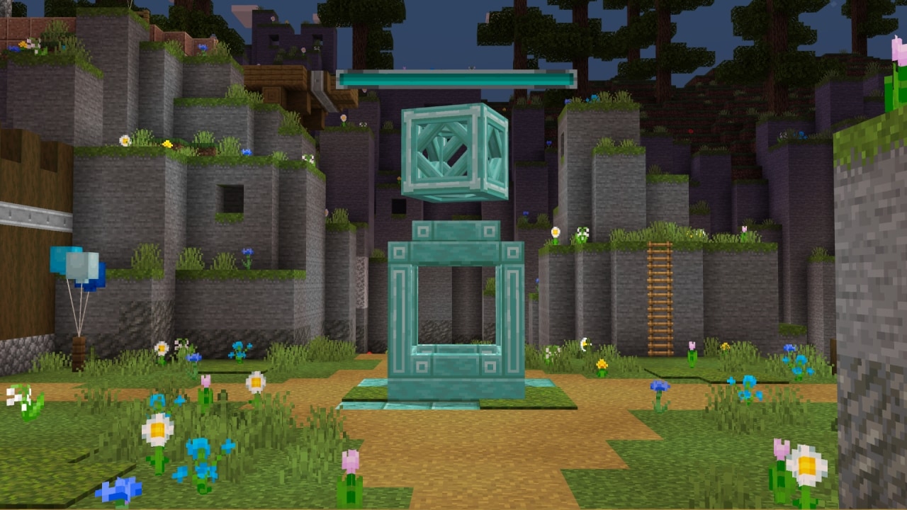 The Well of Fate, built in Bedrock Edition. You can barely tell the difference! 