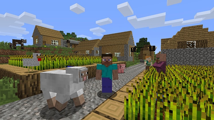 WiiU Minecraft vijf