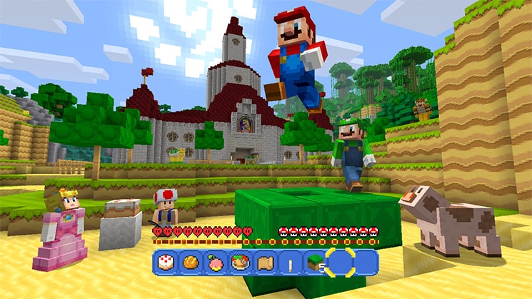 WiiU Minecraft マリオ 1