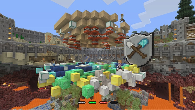 Minecraft タンブル ミニゲーム 1