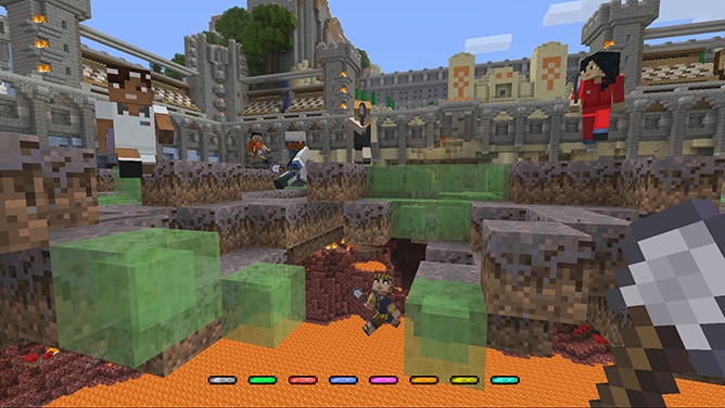 Mini-jeu Minecraft Tumble - troisième